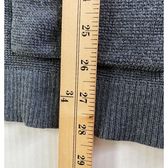 Vince Camuto Womens Colorblock Sweater Size S Blue and Gray Preppy Academia - Picture 6 of 9